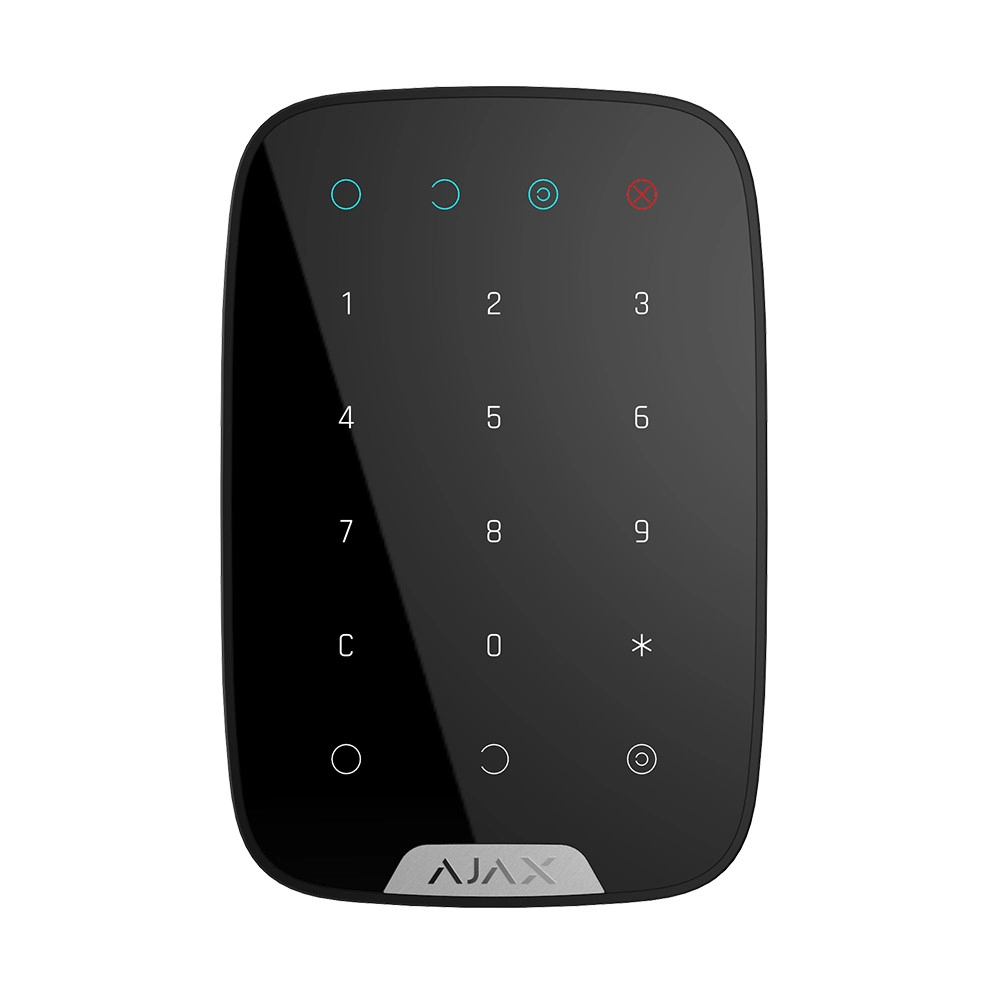 Клавиатура беспроводная сенсорная Ajax KeyPad Black (8722.12.BL1)