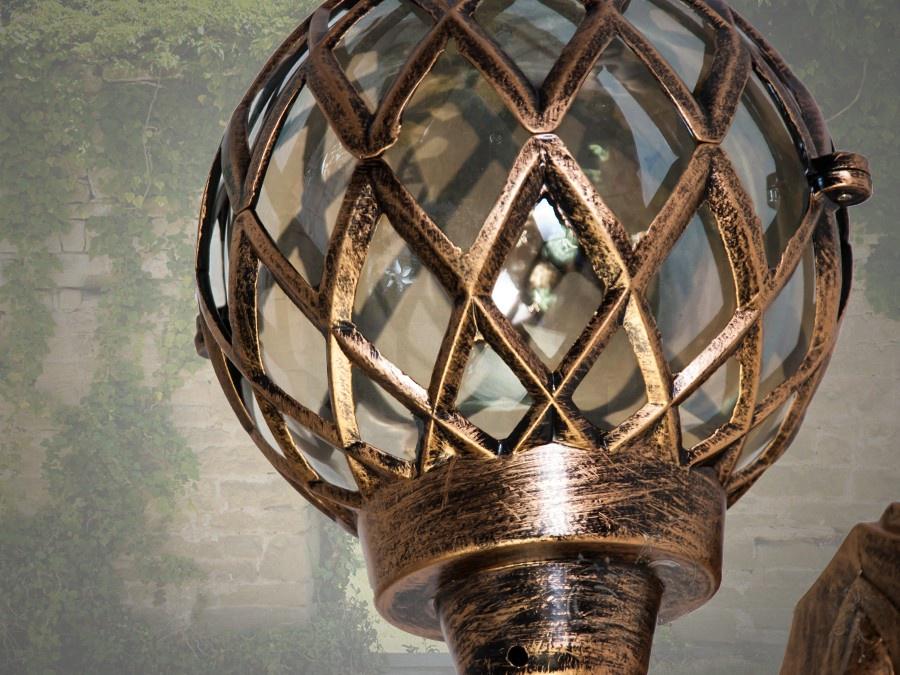 Садово-парковый светильник в классическом исполнении Бронзовый (DJ070-S-W1 GB) - фото 4 Садово-парковый светильник в классическом исполнении Бронзовый (DJ070-S-W1 GB) - фото 4