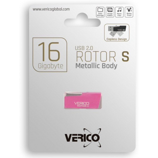 Флешка Verico Rotor S 16GB Pink (1UDOV-REPKG3-NN) - фото 5