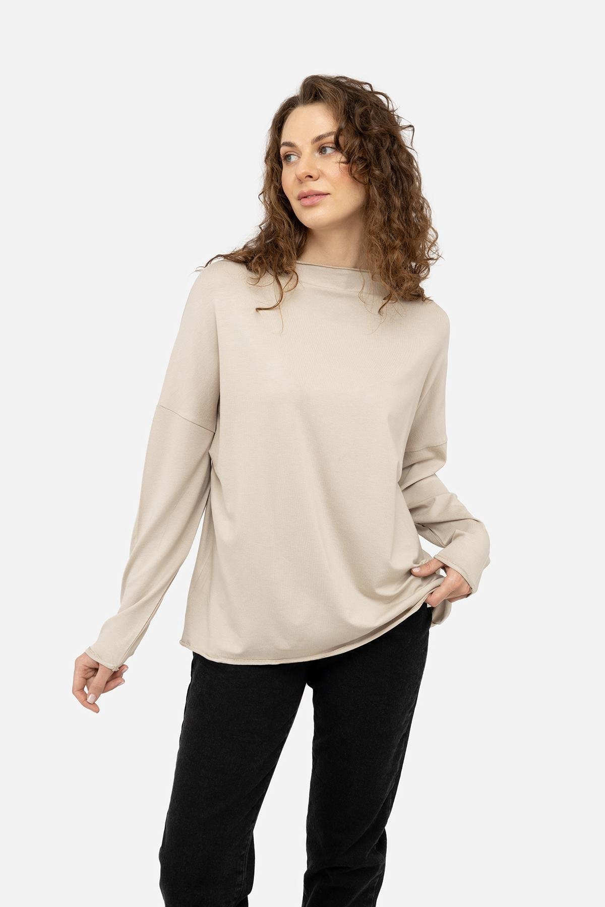 Джемпер жіночий ЦБ-00242081 р. 46 Бежевий (SKT000963427) Джемпер жіночий ЦБ-00242081 р. 46 Бежевий (SKT000963427)