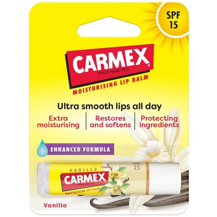 Бальзам-стік для губ Carmex SPF 15 Ваніль 4,25 г (402242) - фото 1