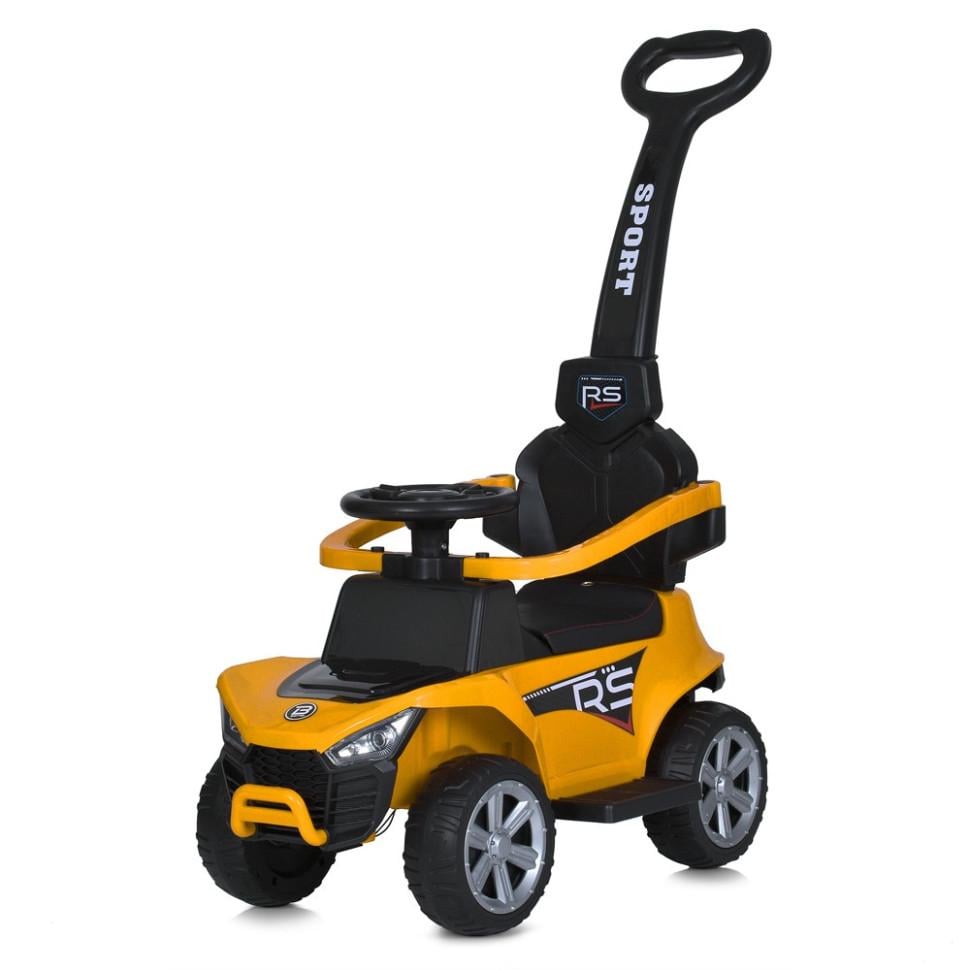 Толокар детский Bambi с родительской ручкой/отделением для вещей и звуковыми эффектами 71 см Белый (DK-170-K-118)