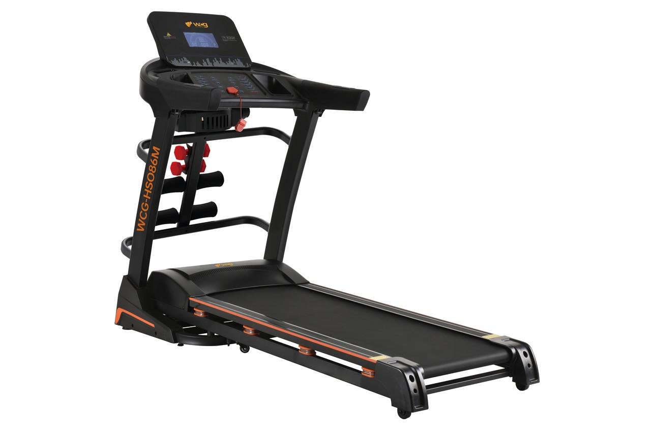 Бігова доріжка електрична WCG-HS086M гантелі/масажер (2847083753)