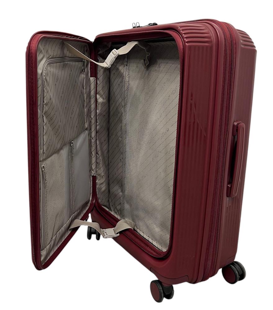 Валіза велика Airtex 647 поліпропілен L Бордовий - фото 6