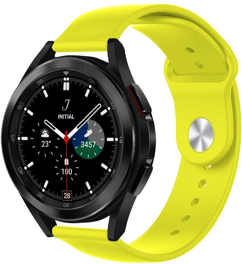 Ремешок Base для Galaxy Watch 4 Classic 46 мм Yellow (23898)