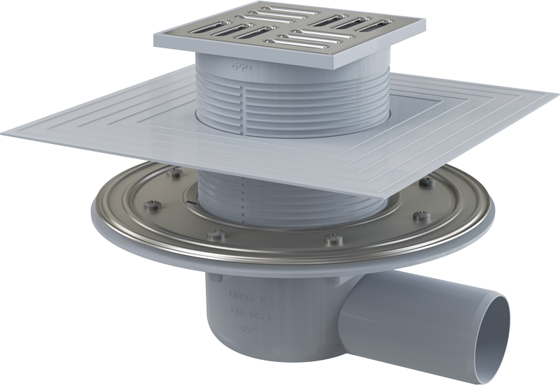 Трап зливний Alca Plast SMART APV1324 105x105/50 мм (SW-108048)