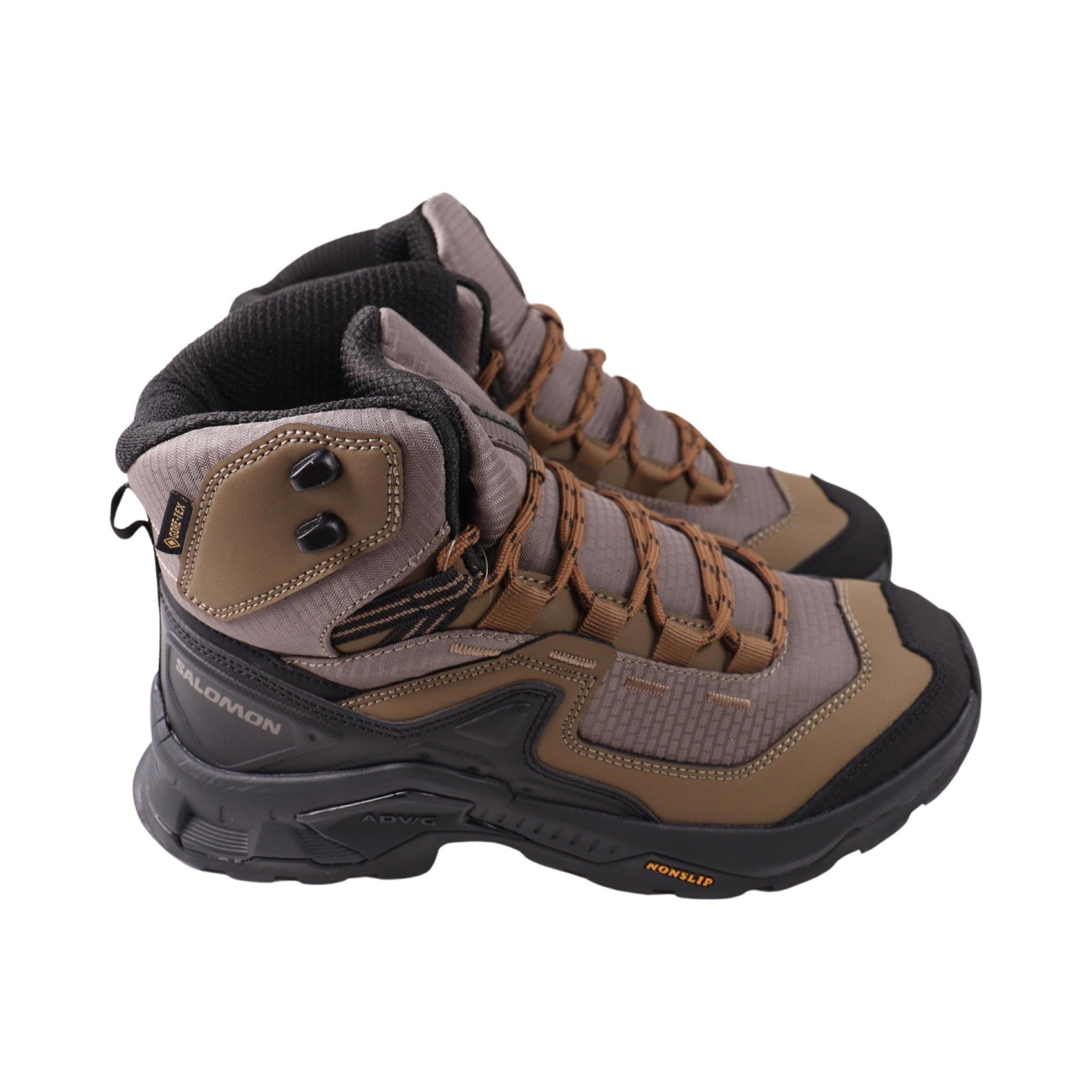 Ботинки мужские Salomon текстиль р. 46 Хаки (101-24ZHS)