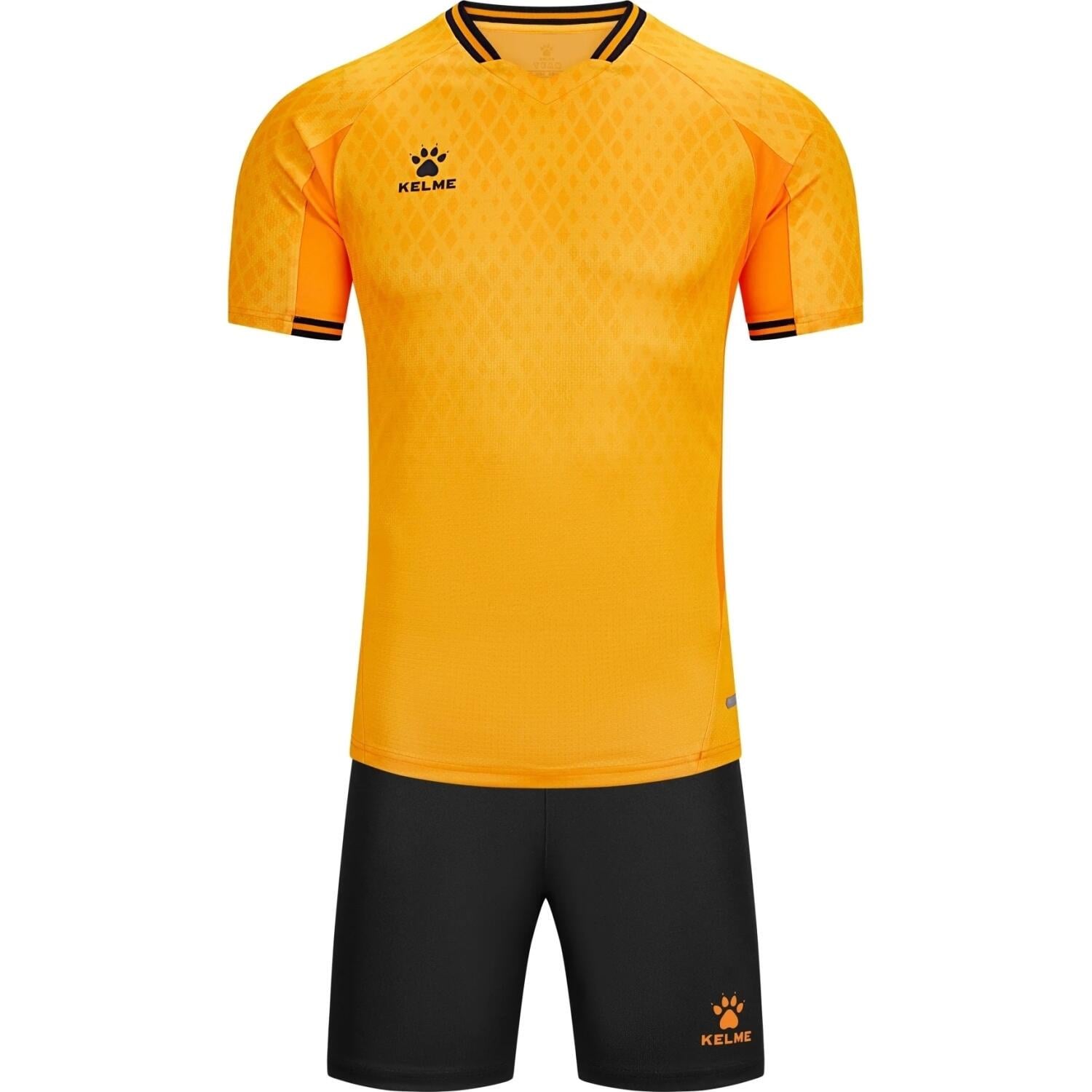 Комплект футбольної форми Kelme M Помаранчево-чорний (8551ZB11087.9907)