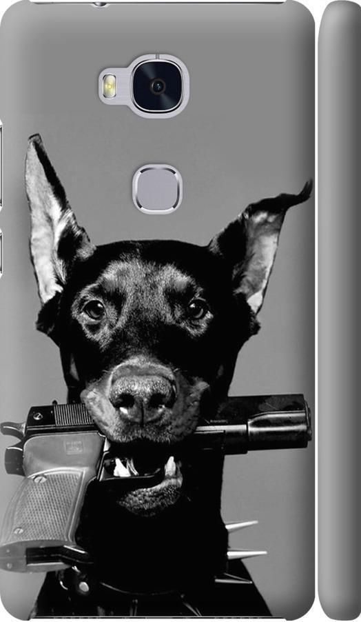 Чехол на Huawei Honor 5X Доберман (2745m-176-42517) Чехол на Huawei Honor 5X Доберман (2745m-176-42517)