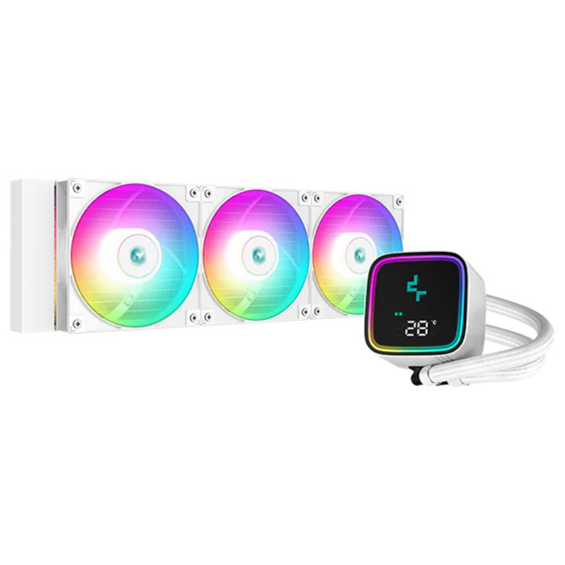 Система рідинного охолодження DeepCool LS720 SE Digital White (R-LS720-WHAMMD-G-1)