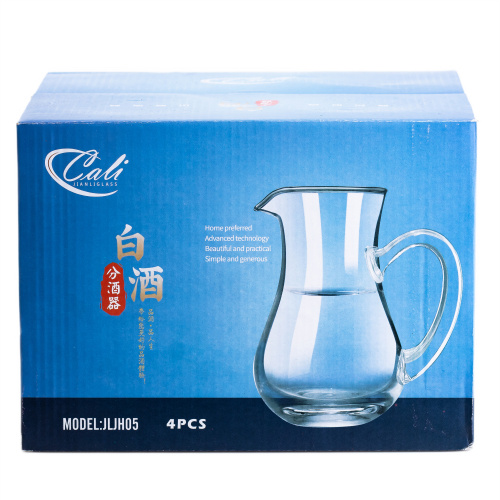 Кувшин фигурный Cali из толстого стекла Прозрачный (HP574) - фото 2 Кувшин фигурный Cali из толстого стекла Прозрачный (HP574) - фото 2