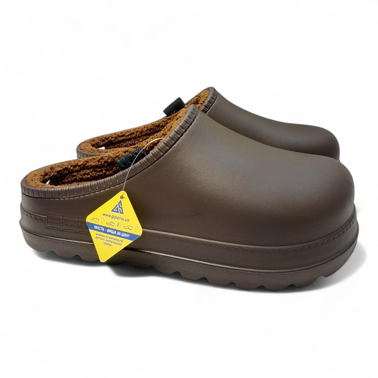 Сабо мужские утепленные GIPANIS р. 44 28-28,3 см Коричневый (2798258850)