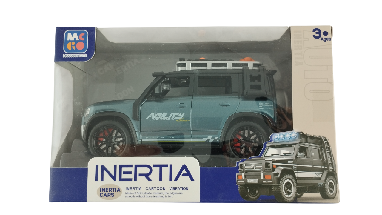 Машинка инерционная Полицейская джип Голубой (000058)