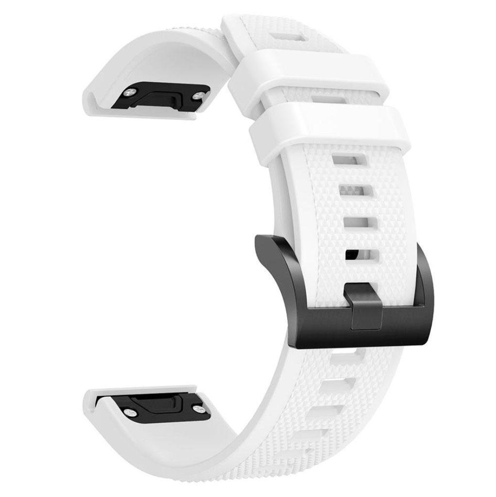 Ремешок силиконовый Primo для часов Garmin Fenix 7/Fenix 7 Pro/Fenix 8 47mm/Fenix E White (2620826594) - фото 2