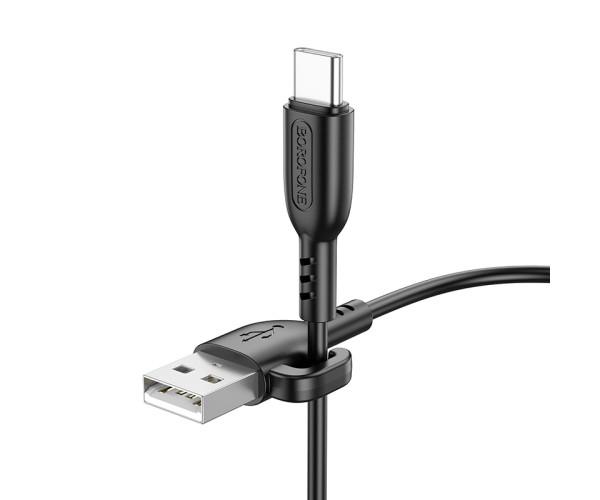 Кабель USB Borofone BX91 Type-C 3A 1 м Black - фото 4