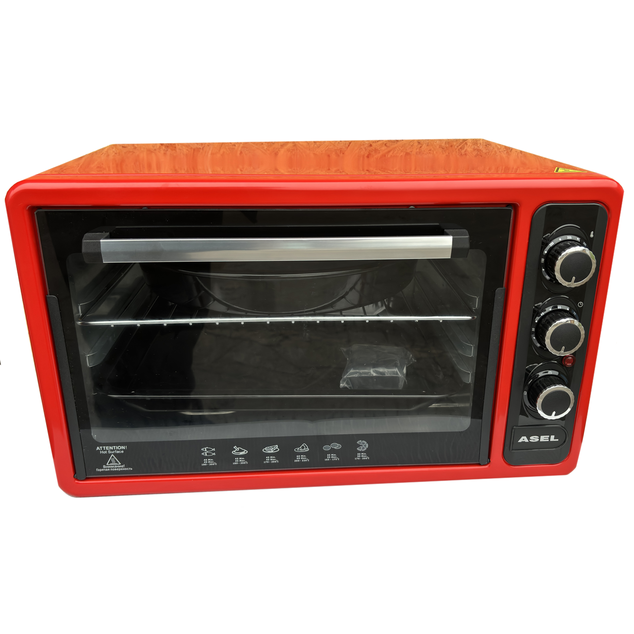 Електродуховка Asel АF40-23 1300 Вт 40 л (1796188862) Електродуховка Asel АF40-23 1300 Вт 40 л (1796188862)