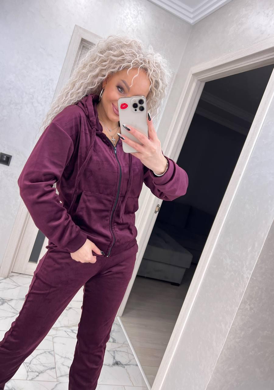 Костюм женский Delux L Бордовый (2818) - фото 12