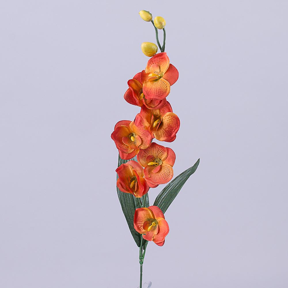 Искусственные цветы Орхидея мелкая Оранжевый (1950-6)