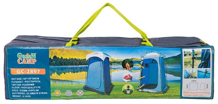Намет-душ GreenCamp 2897 120х120х200 см (GC2897) - фото 6