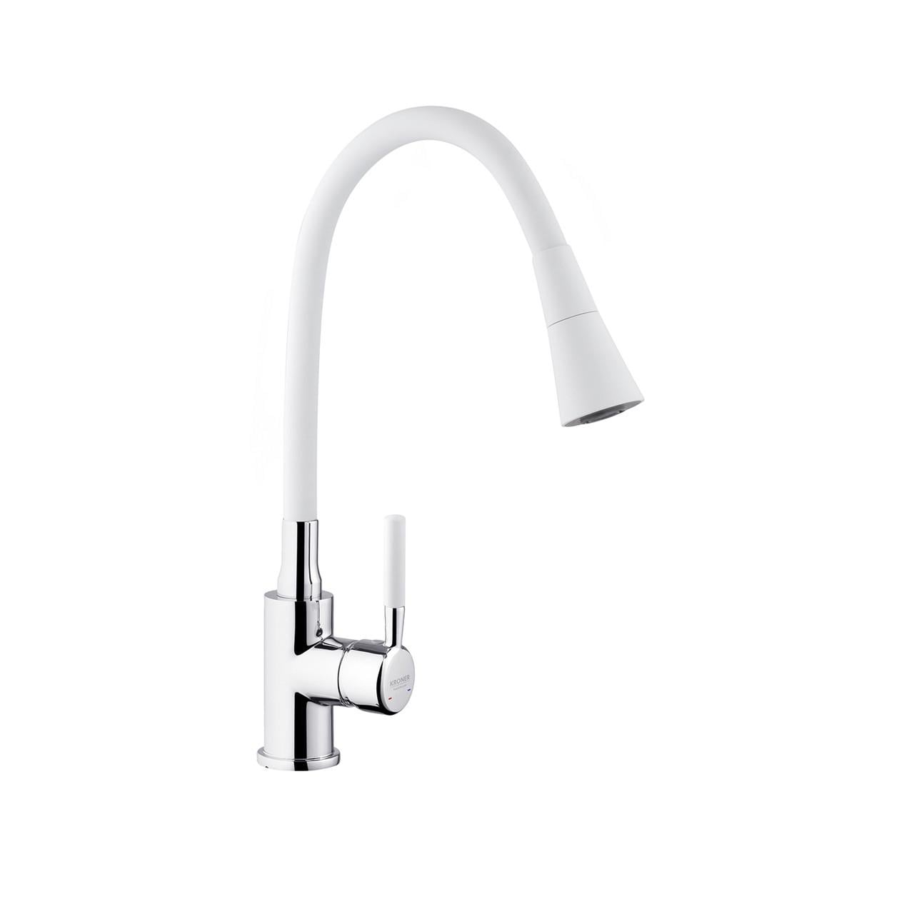 Смеситель для кухни Kroner KRM Kuche - C132WHI (CV033128)