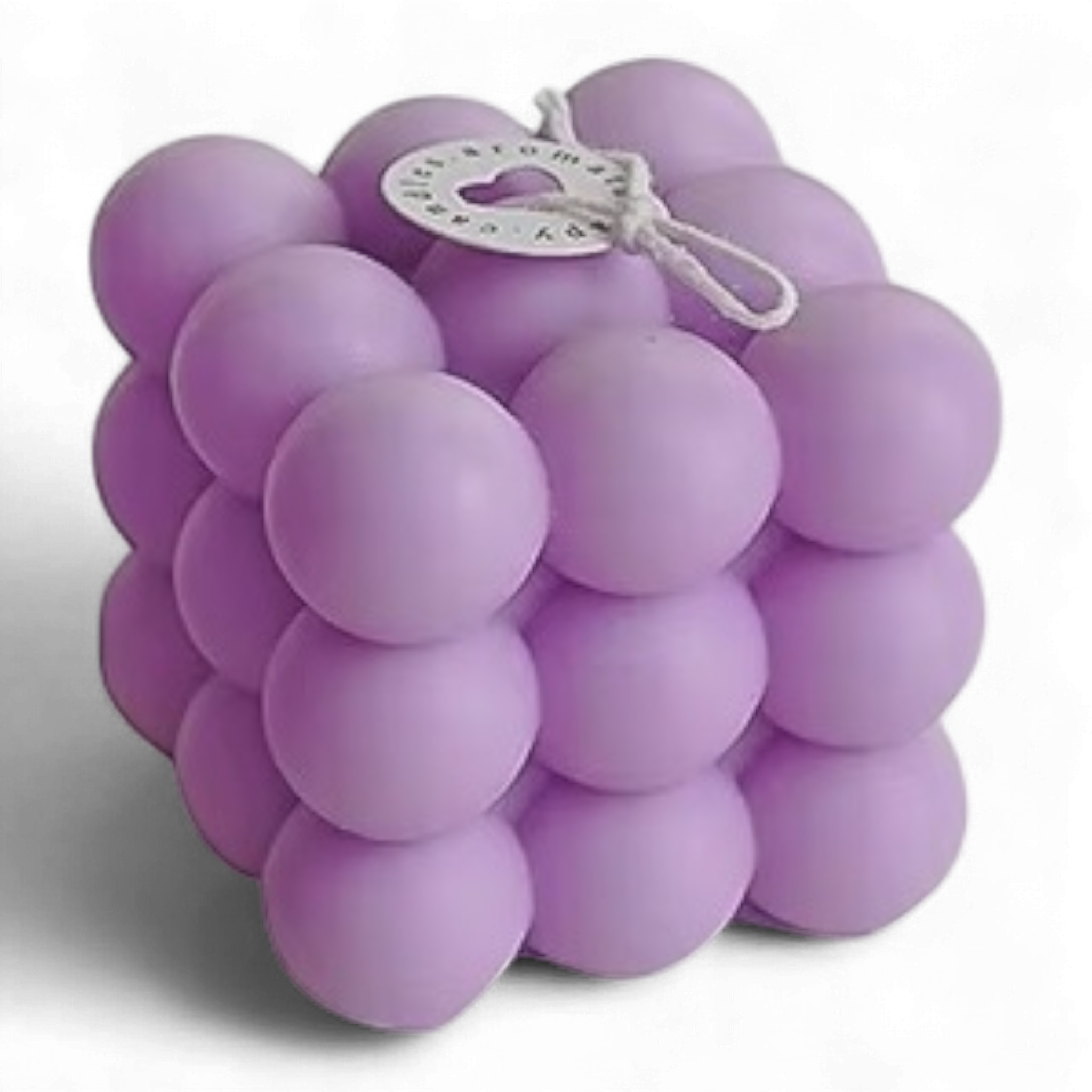 Свеча Du Song пузырьково-кубическая Синий/Фиолетовый/Лавандовый (00021) - фото 1