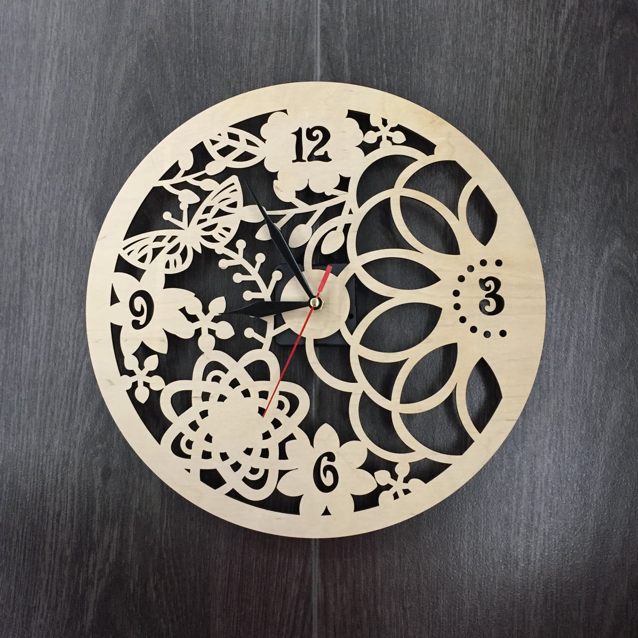 Эко-часы настенные Весенние мотивы