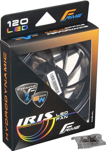 Вентилятор Frime Iris LED Fan Think Ring Red (FLF-HB120TRR16) - фото 3