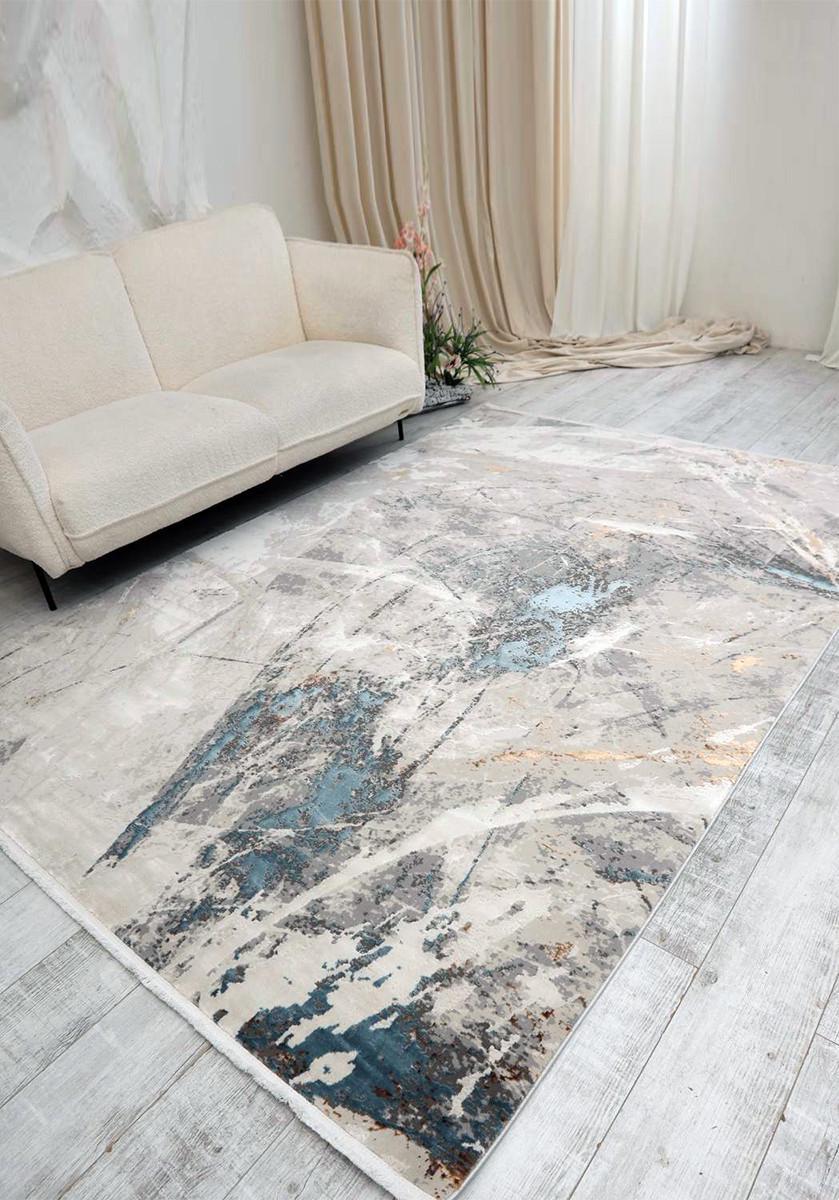 Ковер Gemma GM41B 200x290 см Light beige/Blue (102022029)