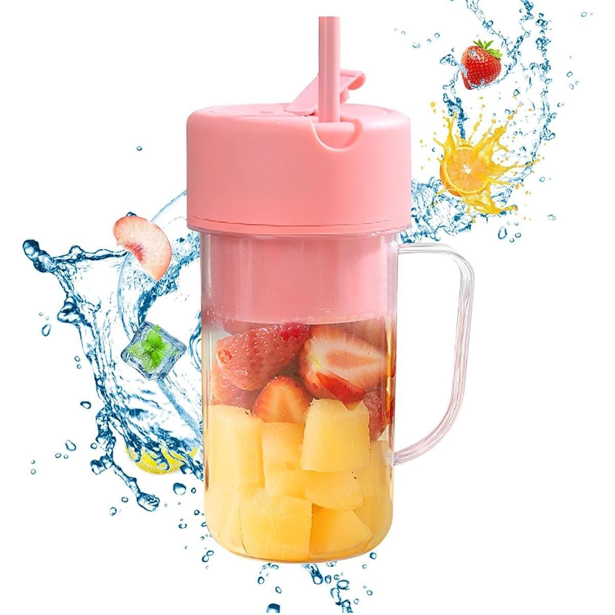 Блендер портативний з трубочкою для смузі Crusher Juicer