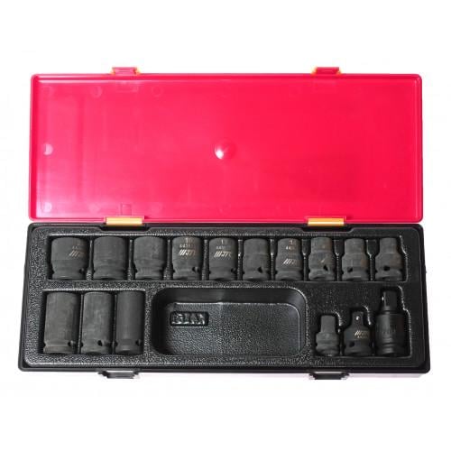 Набір головок ударних 1/2'' 16 пр. (K4161 JTC) Набір головок ударних 1/2'' 16 пр. (K4161 JTC)