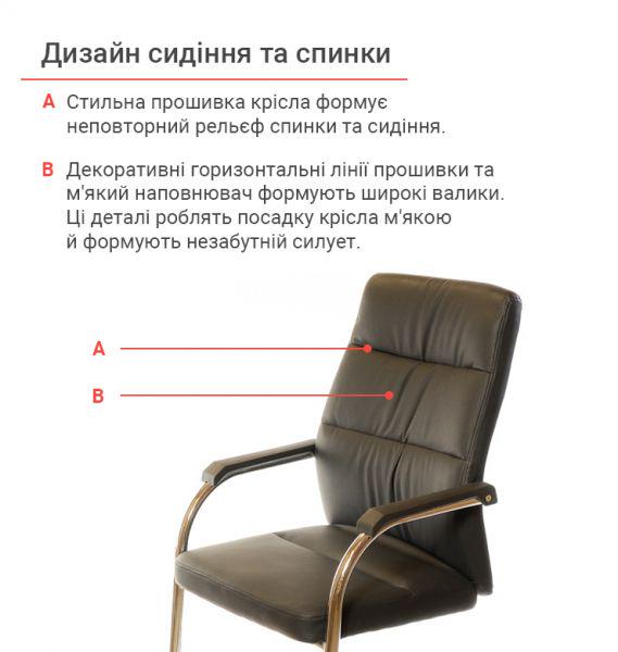 Кресло конференционное АКЛАС Натан CH CF Черный (1611385) - фото 5