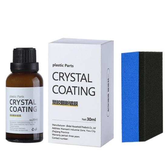 Засіб для відновлення пластику та полірування салону авто Crystal Coating 30 мл