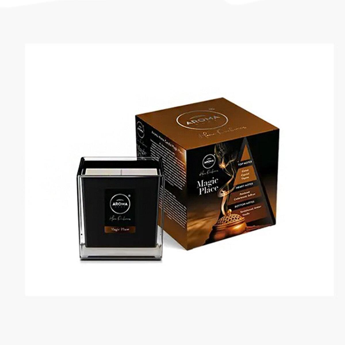 Ароматическая свеча Aroma Home Black Series Candles Magic Place 155 г (3218) - фото 2