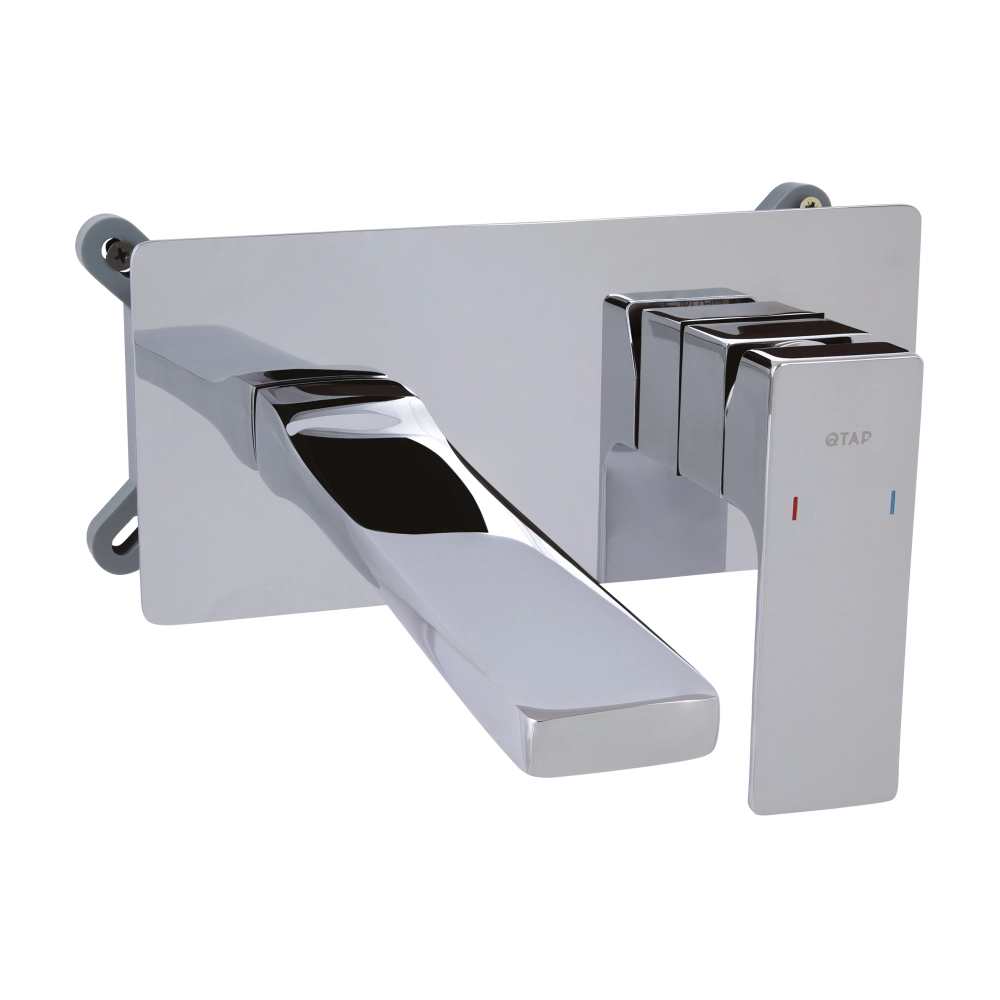 Смеситель для раковины Qtap Gemini QTGEM273CRM45693 K35 скрытого монтажа Chrome (SD00051817)
