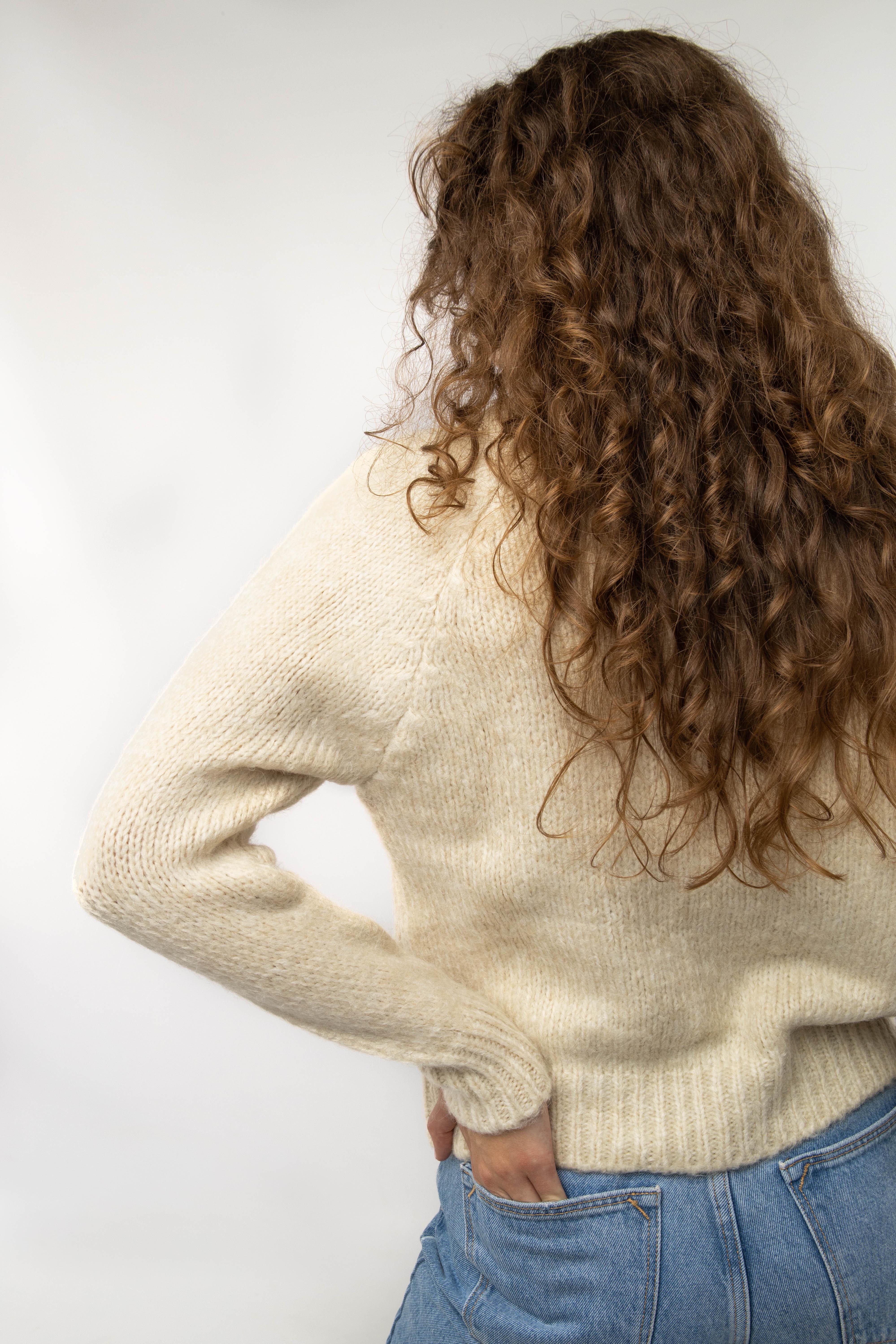 Светр жіночий ЦБ-00233293 р. 48 Бежевий (SKT000941192) - фото 2