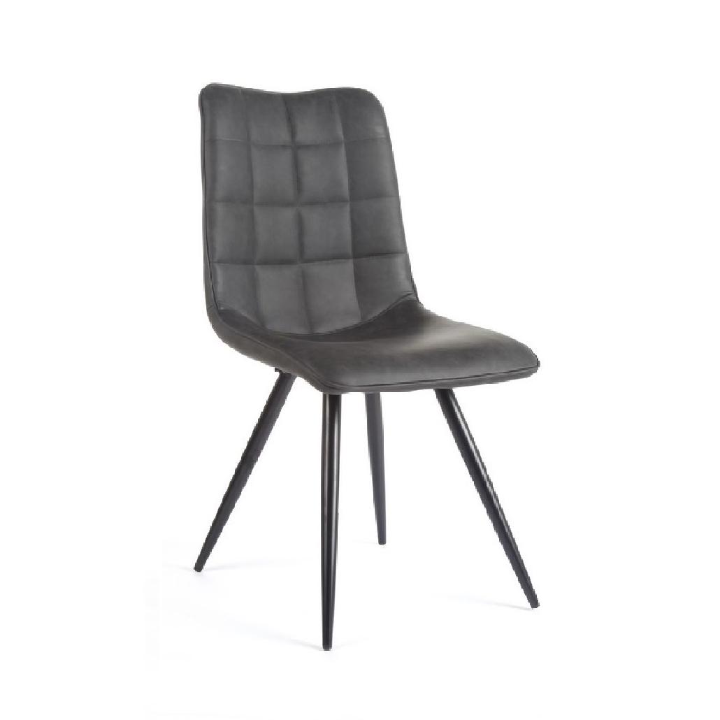 Стул обеденный Ветро Мебель M-26 900х460х585 искусственная кожа/металл Серый