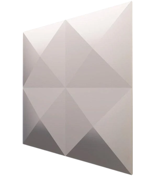 3D-панель гіпсова для оздоблювальних робіт Гіза під фарбування 500x500x25 мм Білий (30635543)