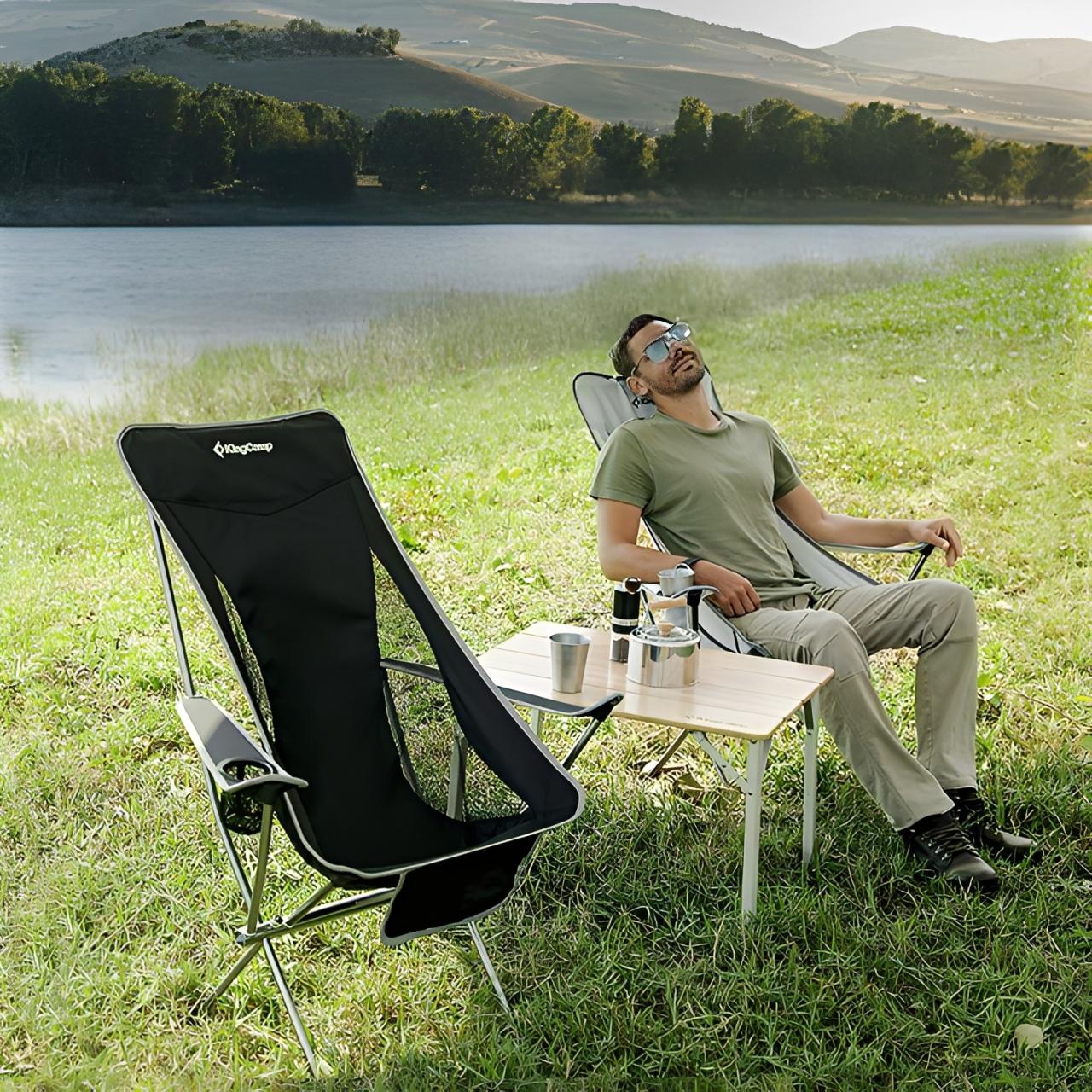 Стулья кемпинговые складные KingCamp с сумками для переноски 2 шт. (001075) - фото 7