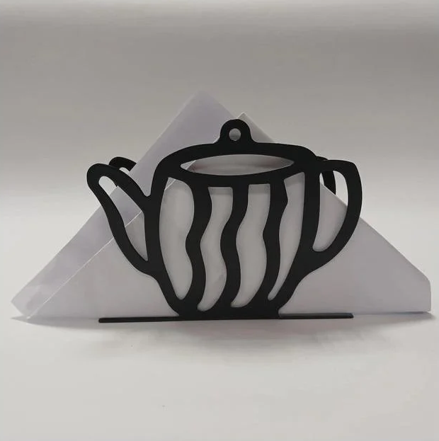 Підставка для серветок Dynasty 13х4х9 см Чорний