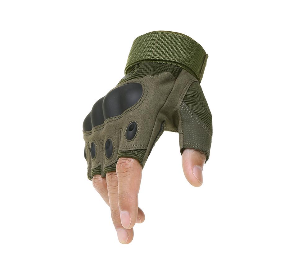 Перчатки Primo Military беспалые L Army Green (1633281012)