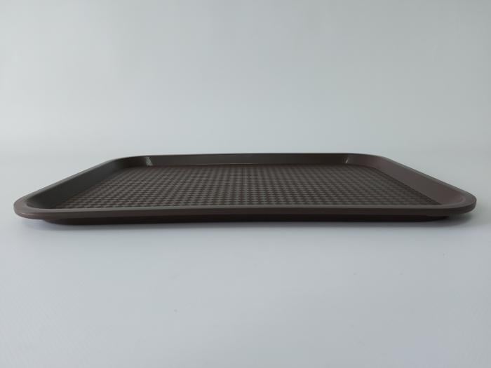 Поднос пластиковый прямоугольный для столовой 42х30,5/38х27х2 см (18102) - фото 4 Поднос пластиковый прямоугольный для столовой 42х30,5/38х27х2 см (18102) - фото 4