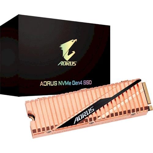 Накопитель SSD Gigabyte AORUS M.2 2280 NVMe Gen4 PCIe 4.0x4 3D NAND TLC 1 Tb (GP-ASM2NE6100TTTD) - фото 4