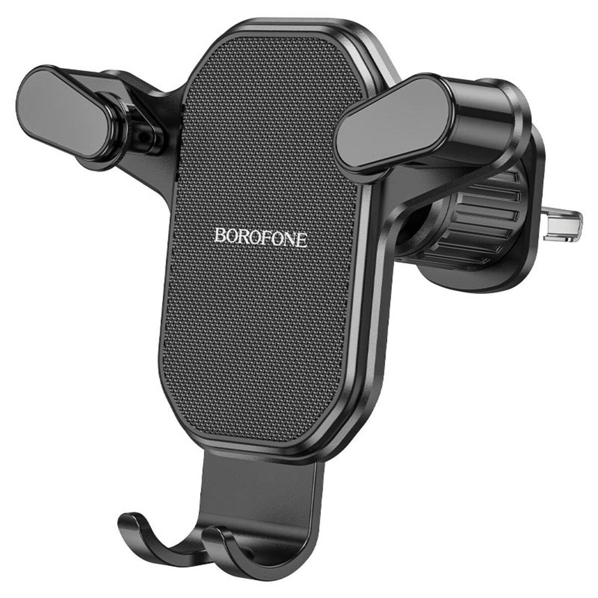 Тримач для телефону в машину Borofone BH76B Soul hook clip air outlet car holder Black (12638932) Тримач для телефону в машину Borofone BH76B Soul hook clip air outlet car holder Black (12638932)