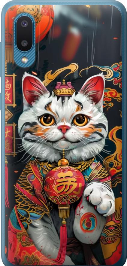 Чохол на Samsung Galaxy A02 A022G China Cat v2 (6135t-2260-42517) Чохол на Samsung Galaxy A02 A022G China Cat v2 (6135t-2260-42517)