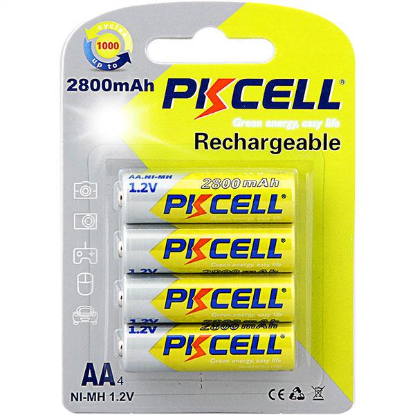 Акумулятор PKCELL Ni-MH AA2800-4B AA 2800 mAh 1,2V 4 шт. (8457)