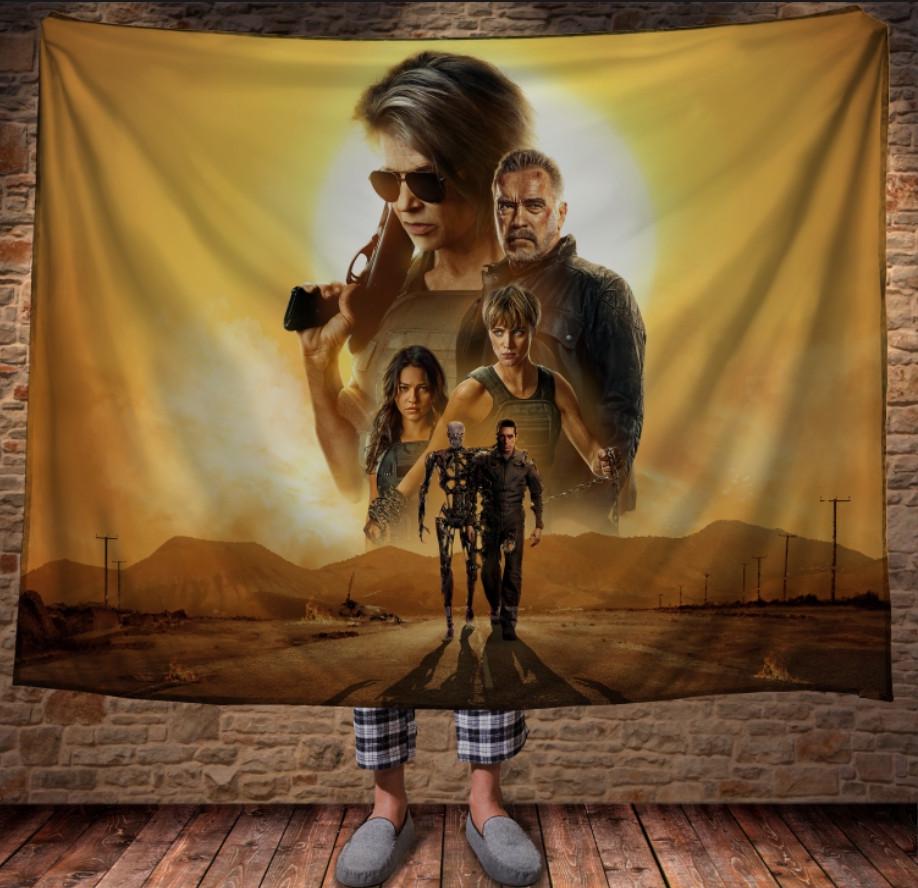 Плед с 3D принтом Терминатор 2 150x200 см (epi_0176) Плед с 3D принтом Терминатор 2 150x200 см (epi_0176)