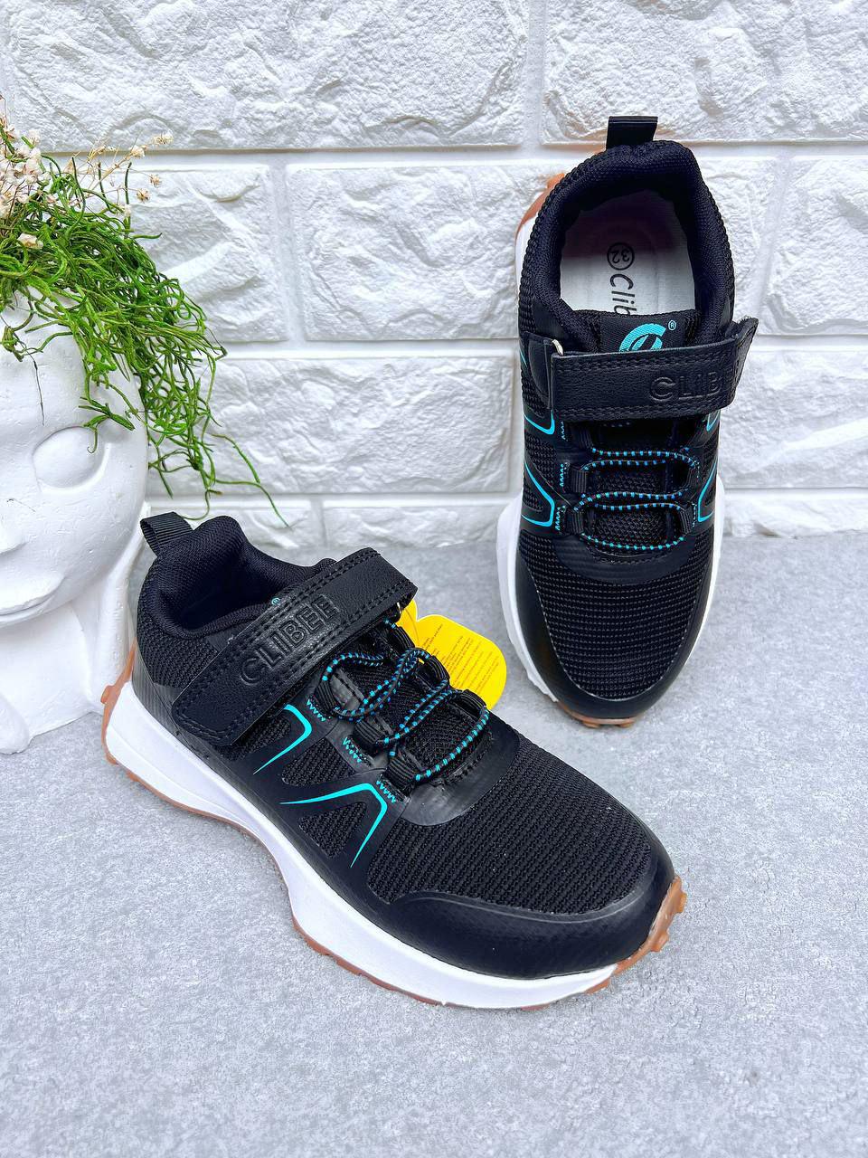 Кросівки для хлопчика Clibee 1400 р. 32 20 см Чорний (1400)