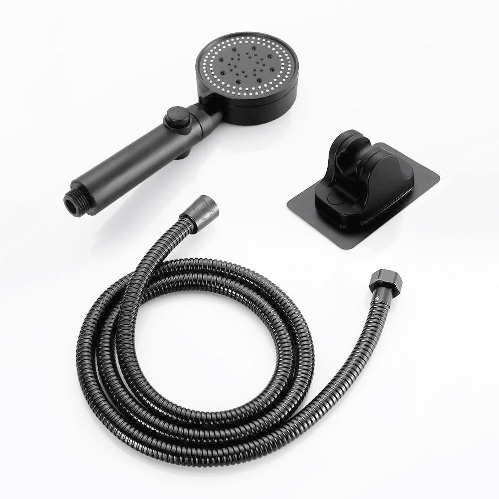 Лейка для душа Shower Head со шлангом и держателем на стену Черный (34806374)