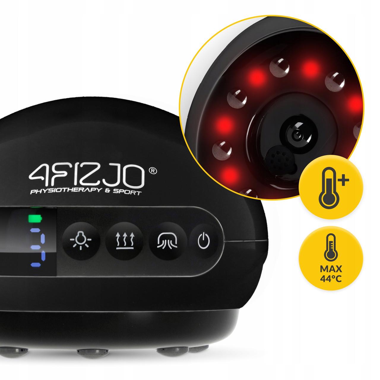 Банка вакуумна масажна 4FIZJO акумуляторна з ІЧ прогрівом Black (P-5907739318695) - фото 4 Банка вакуумна масажна 4FIZJO акумуляторна з ІЧ прогрівом Black (P-5907739318695) - фото 4