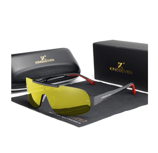 Сонцезахисні окуляри для водіїв KINGSEVEN DESIGN з поляризованими лінзами Сірий (N7716) Сонцезахисні окуляри для водіїв KINGSEVEN DESIGN з поляризованими лінзами Сірий (N7716)